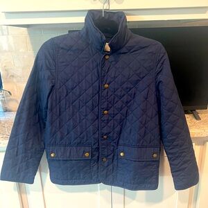J. Crew Boys Navy Quilted Jacket
